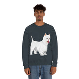West Highland White Terrier Unisex Heavy Blend™ Crewneck Sweatshirt, S - 5XL, Cotton/Polyester, FREE Shipping, Made in USA!!