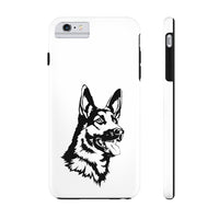 German Shepherd Case Mate Tough Phone Cases, Over 30 Sizes, Impact Resistant, Rubber Liner, FREE Shipping, Made in USA!!