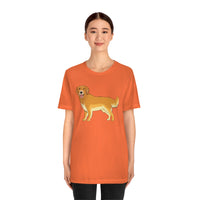 Golden Retriever Unisex Jersey Short Sleeve Tee
