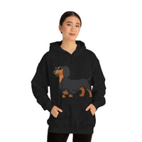 Dachshund Unisex Heavy Blend™ Hooded Sweatshirt, S - 5XL, 13 Colors, Cotton/Polyester, FREE Shipping, Made in USA!!