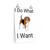 Beagle Premium Matte vertical posters