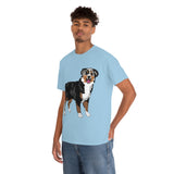 Australian Shepherd Unisex Heavy Cotton Tee, S-5XL, 12 Colors, 100% Cotton, Light Fabric, FREE Shipping, Made in USA!!