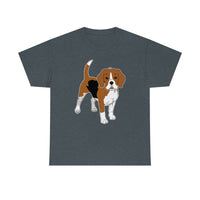 Beagle Unisex Heavy Cotton Tee, Made in the USA!!