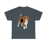 Beagle Unisex Heavy Cotton Tee, Made in the USA!!
