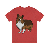 Shetland Sheepdog Unisex Jersey Short Sleeve Tee