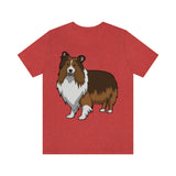 Shetland Sheepdog Unisex Jersey Short Sleeve Tee