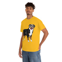 Australian Shepherd Unisex Heavy Cotton Tee, S-5XL, 12 Colors, 100% Cotton, Light Fabric, FREE Shipping, Made in USA!!