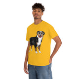Australian Shepherd Unisex Heavy Cotton Tee, S-5XL, 12 Colors, 100% Cotton, Light Fabric, FREE Shipping, Made in USA!!