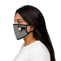 Bernese Mountain Dog Mixed-Fabric Face Mask