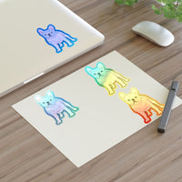 French Bulldog Sticker Sheets, 2 Image Sizes, 3 Image Surfaces, Water Resistant Vinyl, FREE Shipping, Made in USA!!