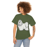 Maltese Unisex Heavy Cotton Tee, S - 5XL, 12 Colors, 100% Cotton, Medium Fabric, FREE Shipping, Made in USA!!