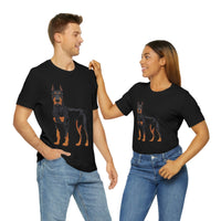 Doberman Pinscher Unisex Jersey Short Sleeve Tee