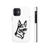 German Shepherd Case Mate Tough Phone Cases, Over 30 Sizes, Impact Resistant, Rubber Liner, FREE Shipping, Made in USA!!