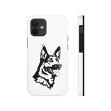 German Shepherd Case Mate Tough Phone Cases, Over 30 Sizes, Impact Resistant, Rubber Liner, FREE Shipping, Made in USA!!