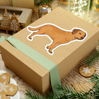 Chesapeake Bay Retriever Kiss-Cut Stickers, 4 Sizes, White or Transparent, Indoor Use, FREE Shipping, Made in USA!!