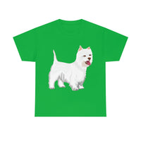 West Highland White Terrier Unisex Heavy Cotton Tee, S - 5XL, Cotton, FREE Shipping, Made in USA!!