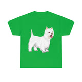 West Highland White Terrier Unisex Heavy Cotton Tee, S - 5XL, Cotton, FREE Shipping, Made in USA!!