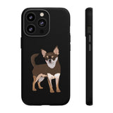 Chihuahua Cell Phone Tough Cases, iPhone, Samsung, 2 Layer Case, Impact Resistant, Made in the USA!!