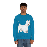 West Highland White Terrier Unisex Heavy Blend™ Crewneck Sweatshirt, S - 5XL, Cotton/Polyester, FREE Shipping, Made in USA!!