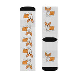 Pembroke Welsh Corgi Sublimation Socks