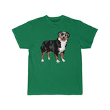 Australian Shepherd Men's Short Sleeve Tee, S - 5 XL, 11 Colors, Soft Cotton, Light Fabric, FREE Shipping, Made in USA!!