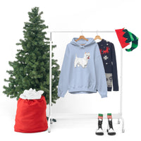West Highland White Terrier Unisex Heavy Blend™ Hooded Sweatshirt, S - 5XL, Cotton/Polyester, FREE Shipping, Made in USA!!