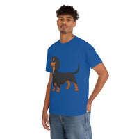 Dachshund Unisex Heavy Cotton Tee, S - 5XL, 12 Colors, Light Fabric, FREE Shipping, Made in USA!!