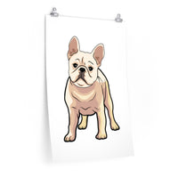 French Bulldog Premium Matte vertical posters