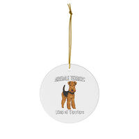 Airedale Terrier Ceramic Ornaments