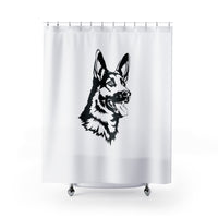 German Shepherd Shower Curtains