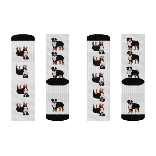 Bernese Mountain Dog Sublimation Socks