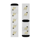 Mastiff Sublimation Socks, 95% Polyester, 3 Sizes, Cushioned Bottoms, Made in the USA!!