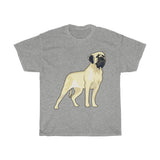 Mastiff Unisex Heavy Cotton Tee, S-5XL, 12 Colors Available, 100% Cotton, Made in the USA!!