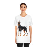 Doberman Pinscher Unisex Jersey Short Sleeve Tee