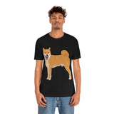 Shiba Inu Unisex Jersey Short Sleeve Tee, S - 3XL, 16 Colors, 100% Cotton, Light Fabric, FREE Shipping, Made in USA!!