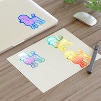 Poodle Sticker Sheets, 2 Image Sizes, 3 Image Surfaces, Water Resistant Vinyl, FREE Shipping, Made in USA!!