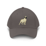 Mastiff Unisex Twill Hat, 100% Cotton Twill, 6 Panel Structure, Velcro Closure, Made in the USA!!