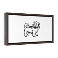 Shih Tzu Horizontal Framed Premium Gallery Wrap Canvas