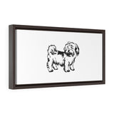 Shih Tzu Horizontal Framed Premium Gallery Wrap Canvas