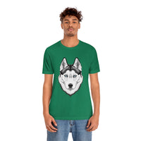 Siberian Husky Unisex Jersey Short Sleeve Tee, 12 Colors, XS-4XL, Light Fabric, FREE Shipping, Made in USA!!