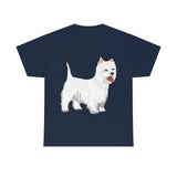 West Highland White Terrier Unisex Heavy Cotton Tee, S - 5XL, Cotton, FREE Shipping, Made in USA!!