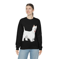 West Highland White Terrier Unisex Heavy Blend™ Crewneck Sweatshirt, S - 5XL, Cotton/Polyester, FREE Shipping, Made in USA!!
