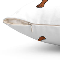 Rhodesian Ridgeback Spun Polyester Square Pillow, Double Sided Print, Polyester Cover and Pillow, FREE Shipping, Made in USA!!