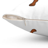 Rhodesian Ridgeback Spun Polyester Square Pillow, Double Sided Print, Polyester Cover and Pillow, FREE Shipping, Made in USA!!