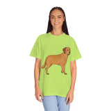 Chesapeake Bay Retriever Unisex Garment-Dyed T-shirt, S - 3XL, Cotton, Relaxed Fit, 16 Colors, FREE Shipping, Made in USA!!