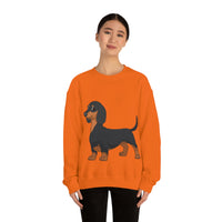 Dachshund Unisex Heavy Blend™ Crewneck Sweatshirt, S - 2XL, 14 Colors, Cotton/Polyester, Medium Fabric, FREE Shipping, Made in USA!!