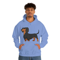 Dachshund Unisex Heavy Blend™ Hooded Sweatshirt, S - 5XL, 13 Colors, Cotton/Polyester, FREE Shipping, Made in USA!!