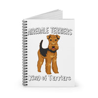 Airedale Terrier Spiral Notebook - Ruled Line, Journal