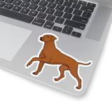 Rhodesian Ridgeback Kiss-Cut Stickers, 4 Sizes, Vinyl, Indoor Use Only, FREE Shipping, Made in USA!!