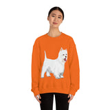 West Highland White Terrier Unisex Heavy Blend™ Crewneck Sweatshirt, S - 5XL, Cotton/Polyester, FREE Shipping, Made in USA!!